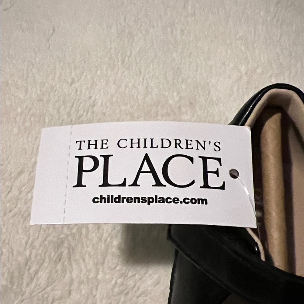 The Children's Place Black Cat Face Dress Shoes - Picture 2 of 4